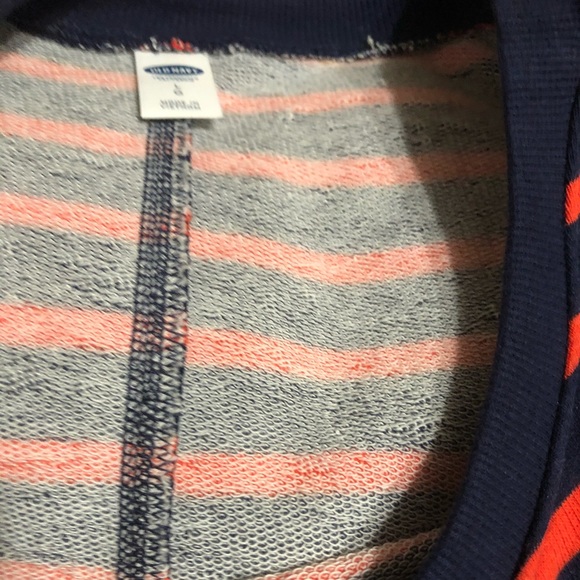 Old Navy • NWT • Red & Navy Blue Striped Sweater Dress - Picture 4 of 12